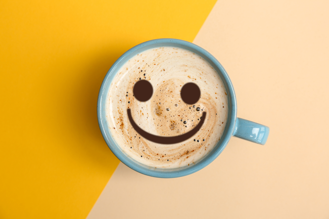 smile coffee cup resin teeth bonding